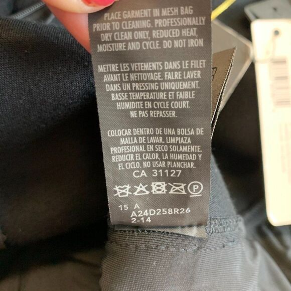 Donna Karan black sequin Bodice Flare Dress Sz 10 - Picture 10 of 15